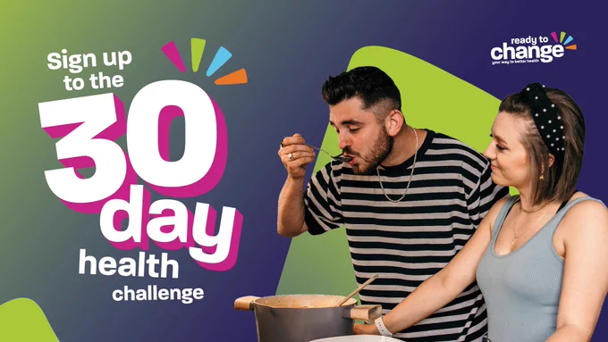 Sign up to the 30 day health challenge