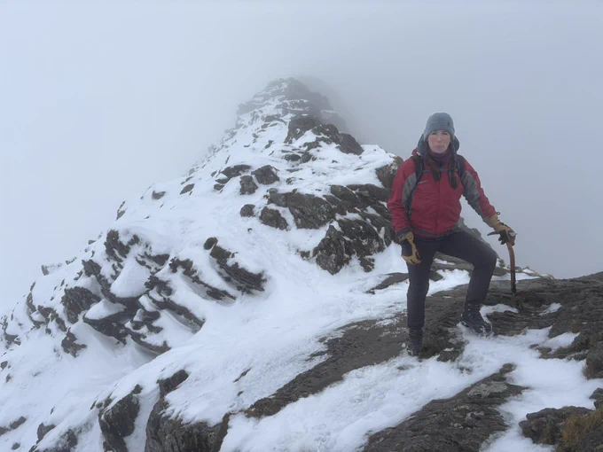 Striding Edge needing good balance and a confident approach