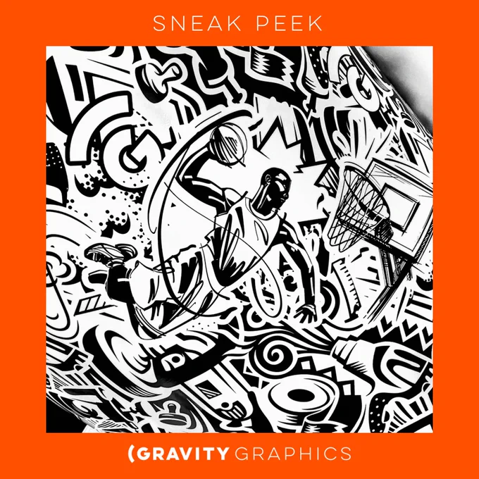 Truck wrap door jams artwork. #customvehiclewraps #BasketballPlayer #graffitistyleart #doorjams #vehicledetailing #jacksonwyoming #tetonvalleyidaho #gravitygraphics #wrap 