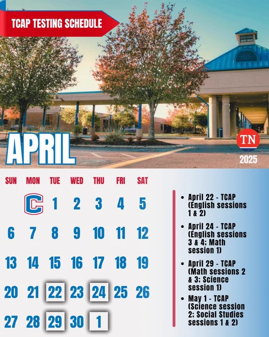 April calendar