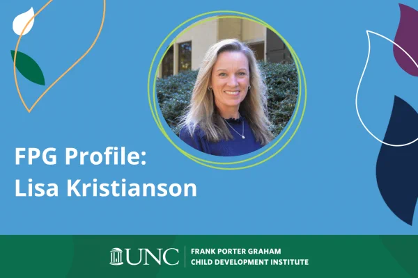 Lisa Kristianson. Image also contains decorative graphics.