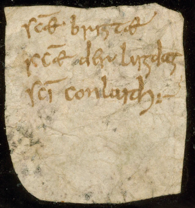 Vellum fragment from Saint Maurice d’Agaune CHN 64/2/88 with kind permission of l’abbaye de Saint-Maurice d’Agaune.