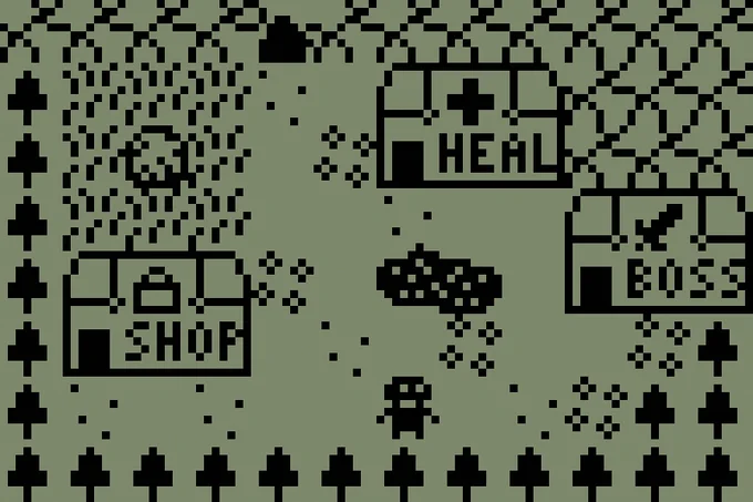 Screenshot of the overworld