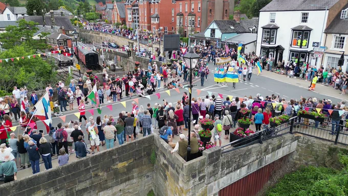 Photograph of Llangollen International Eisteddfod 2023: Parade of Nations by Llywelyn2000. CC BY-SA 4.0