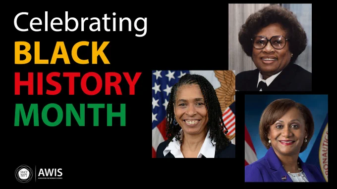 Celebrating Black History Month.
Photos of Dr. Aprille Ericsson, Vanessa Wyche, and Dr. Joycelyn Elders