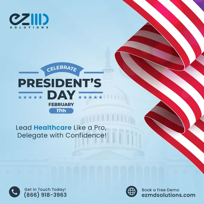 "Great leaders don’t do everything alone—they build strong teams to focus on what truly matters. U.S. Presidents rely on expert advisors, just like successful healthcare providers rely on EZMD Solutions for medical billing, credentialing, and admin support.

Why spend hours on billing, claims, or credentialing when you can lead your practice to success instead?

Cut billing errors by 30%

 Increase reimbursements effortlessly

 Save 20  hours a week on admin work

This President’s Day, make the smart choice—delegate with EZMD Solutions and lead your practice like a visionary! 🇺🇸



Book a Free Consultation Today!"

Visit our website: www.ezmdsolutions.com

or call at: (866) 918-3963



#PresidentsDay #USA #LeadLikeALeader #MedicalBillingExperts #PracticeGrowth #EZMDSolutions #DelegateToSucceed #TimeIsPower #RevenueOptimization #SmartLeadership #HealthcareSuccess 