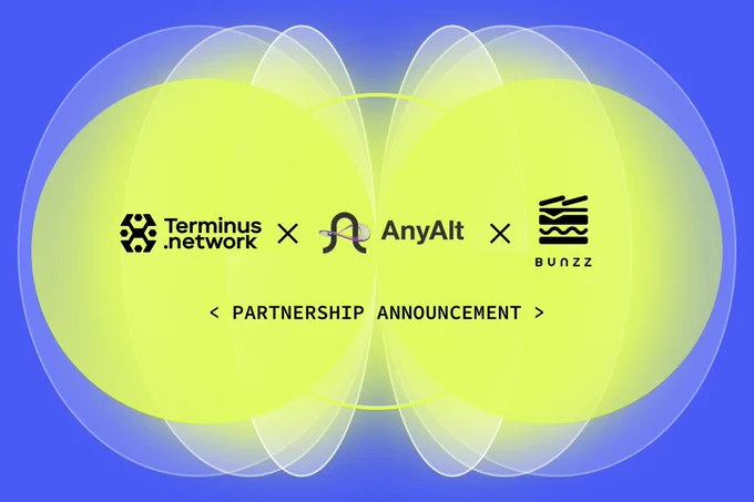 Partnership Announcement between Terminus, AnyAlt built by Bunzz
