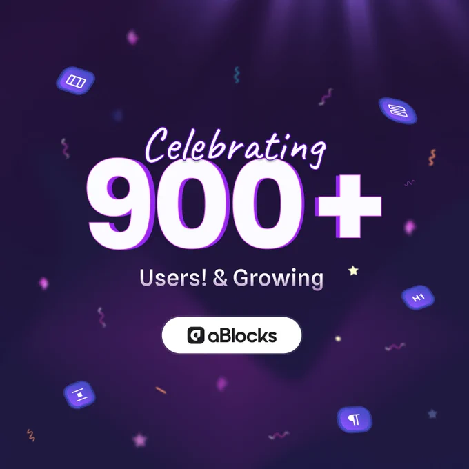aBlocks 900  active installation banner
