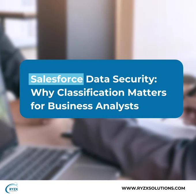 🔒Salesforce Data Security: Why Classification Matters for Business Analysts🔒                                                                                                                                                                                                                                                                                                              

Without proper classification, sensitive data is at risk! Compliance issues, breaches, and inefficiencies can impact your business.

At #RYZXSolutions, we help classify, secure, and optimize your data for maximum protection 

Why It Matters:

🔹 Stay compliant (GDPR, CCPA, HIPAA)

🔹 Prevent unauthorized access 

🔹 Reduce security risks 

🔹 Improve data-driven decisions 

💡 Protect what matters most! Let’s secure your data today.