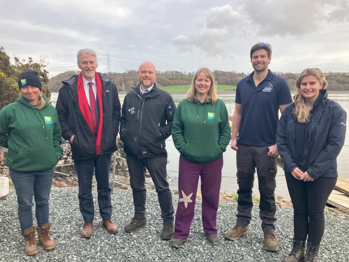Deputy First Minister visit to Rudders Boatyard