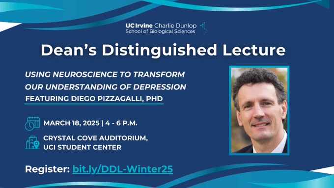 Dean's Distinguished Lecture - Understanding neuroscience to transform our understanding of depression. March 18, 2025 from 4-6pm.