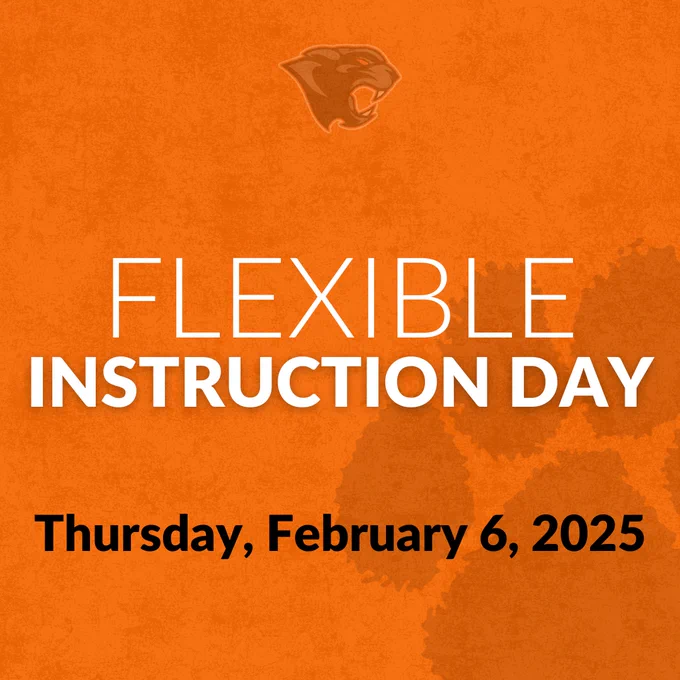 Flexible Instruction Day graphic for Thursday, February 6, 2025