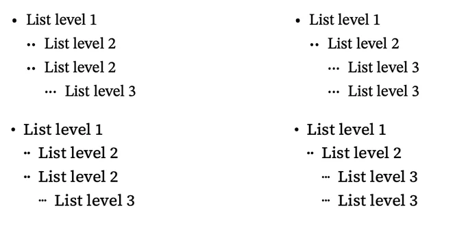 Example of package output