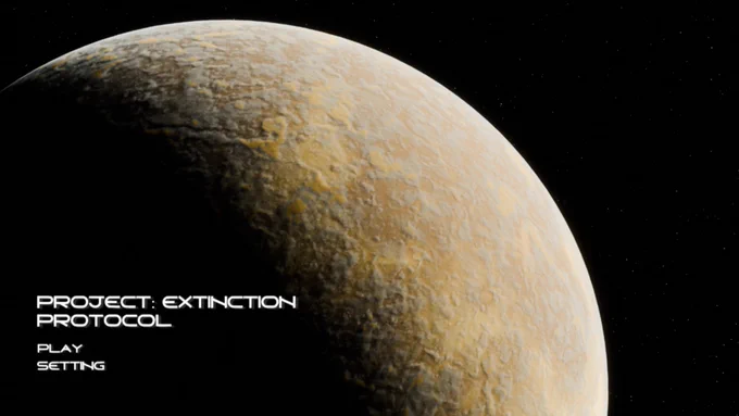 This is the image of Earth from the future, the image created on Blender 3D using Geometry Nodes.