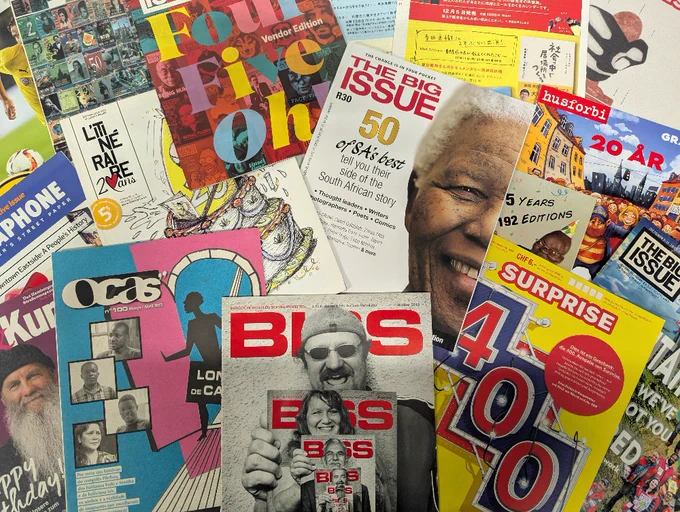 A close-up photo of some of the newspapers gifted to Glasgow Caledonian University.