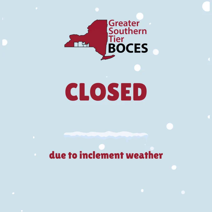 Closed due to inclement weather