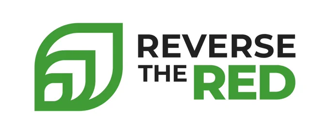reverse the red logo