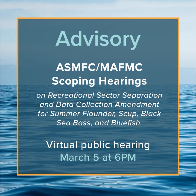 Advisory for a March 5, 6PM, 2025 public hearing.