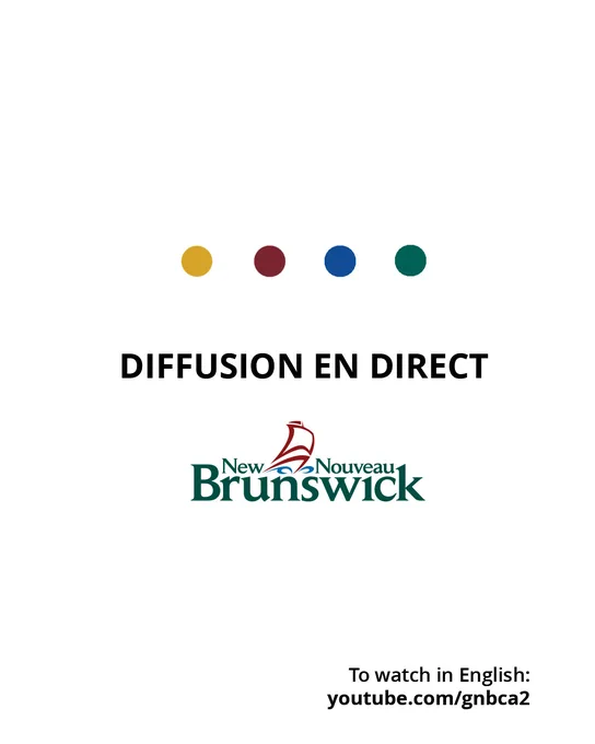 DIFFUSION EN DIRECT
•Nouveau-
Brunswick
To watch in English:
youtube.com/gnbca2
