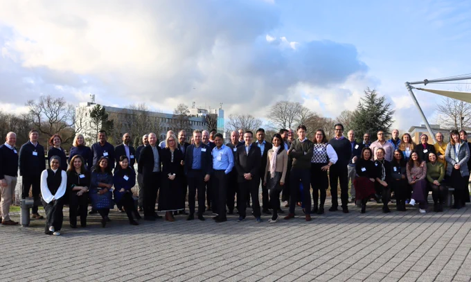 Regional specialty and setting leads from our North West region gathered outside.