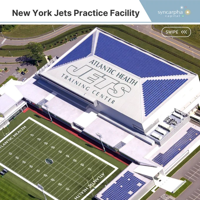 While the NY Jets won't be on the field for the Super Bowl,  Syncarpha is reflecting on its own contribution to the NFL—helping bring 688.85 kW of solar power to the Jets' training center. 