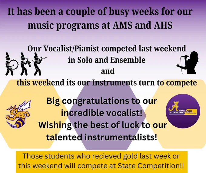 Musicans compete in Solo and ensemble