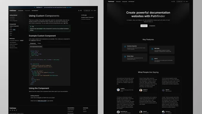 pathfinder documentation template