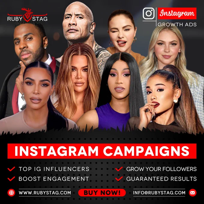Instagram Celebrity Ad Campaigns - Ruby Stag Digital Marketing Agency Turkiye Istanbul