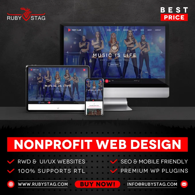 Nonprofit Website Design Service Istanbul Turkey