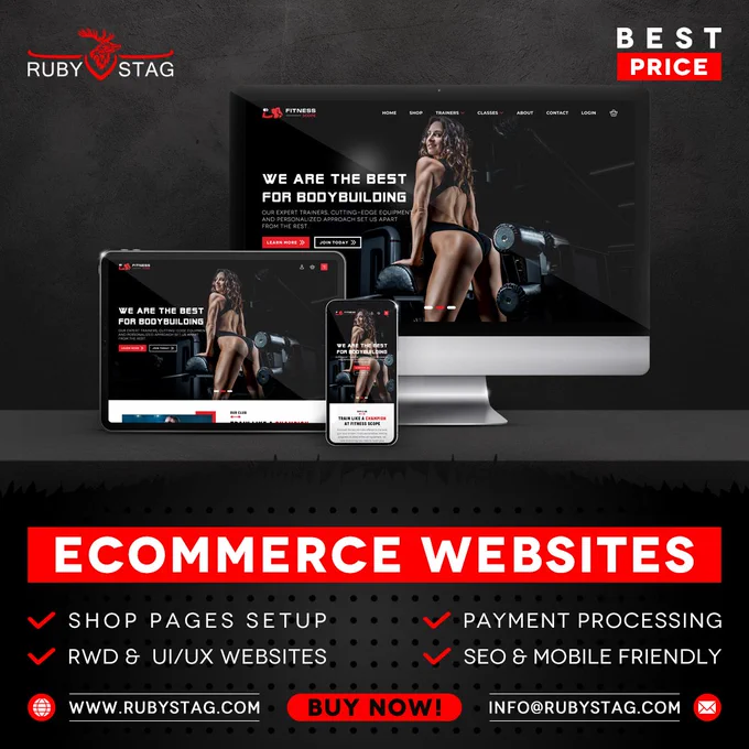 eCommerce Online Store Web Design Service - Ruby Stag Digital Marketing Agency Turkiye Istanbul