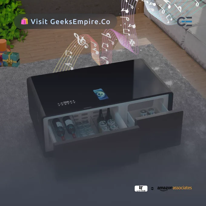 Smart Table with Wireless Charging – Coffee Table With Fridge – Living Room Table With USB Chargers and Speakers 
https://geeksempire.co/editors-choices/brands/livtab/smart-table-with-wireless-charging-coffee-table-with-fridge-living-room-table-with-usb-chargers-and-speakers/ 
