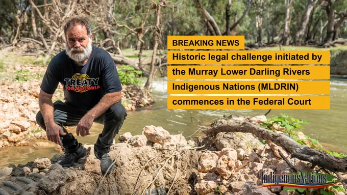 MLDRIN is in the Federal Court today fighting for the right of Basin First Nations to be treated lawfully in the making of the NSW Fractured Rock Water Resource Plan. For more information follow this link:
https://mldrin.org/commencement-of-legal-challenge-nsw-fractured-rock-water-resource-plan/
credit: Photo Doug Gimesy