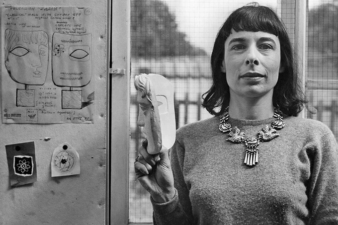 Mitzi Cunliffe, designer of the BAFTA trophy (© Estate of the Artist)