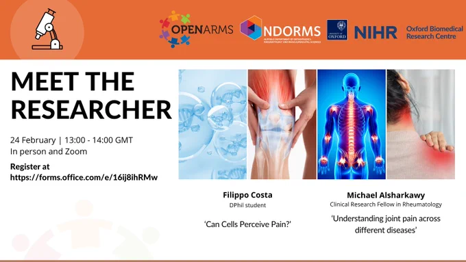 Meet the researcher
24 February, 1 - 2pm
In person and Zoom