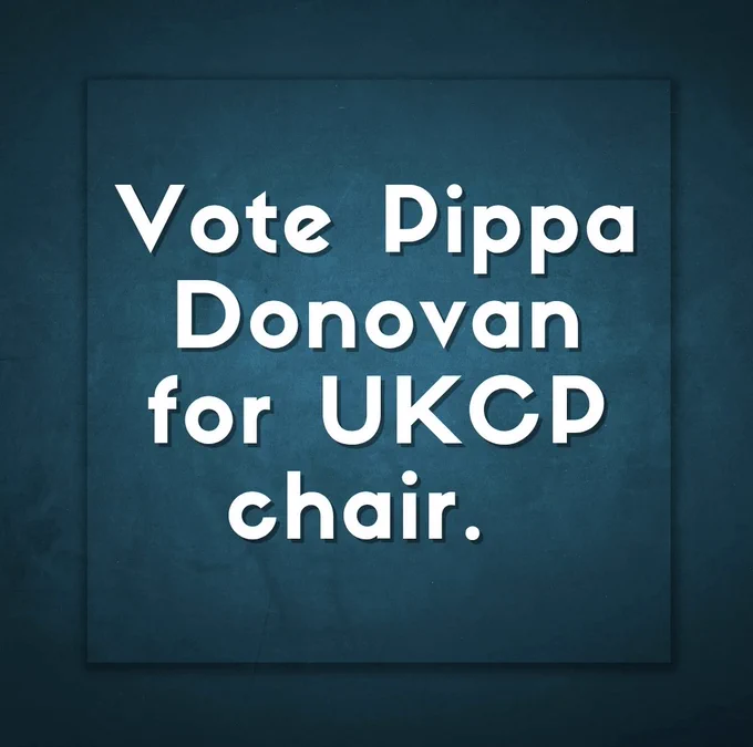 Vote Pippa Donovan for UKCP chair 