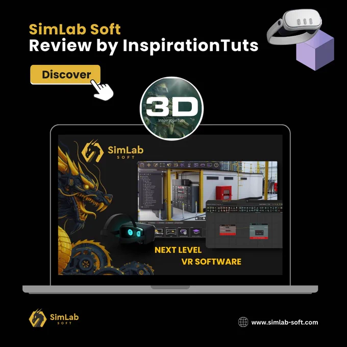 InspirationTuts recently reviewed SimLab Soft, providing an insightful breakdown of how our tools enhance the VR creation process.
