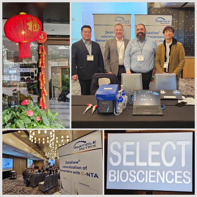 Impressions from Particle Metrix booth and talk on NTA at SelectBIO Extracellular Vesicles Asia 2025