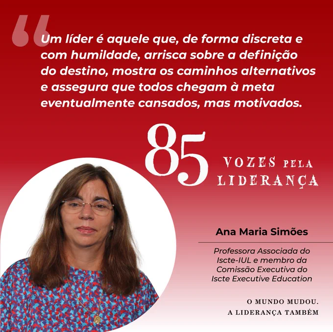 85 Vozes pela Liderança, Ana Maria Simões, Iscte Executive Education