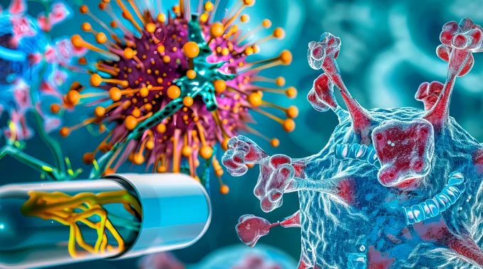 In a collaborative effort, Petya Apostolova and colleagues found a way to combat immune-related adverse events during immune checkpoint inhibitor treatment, here shown in action. (Image: Adobe Stock, KI) 