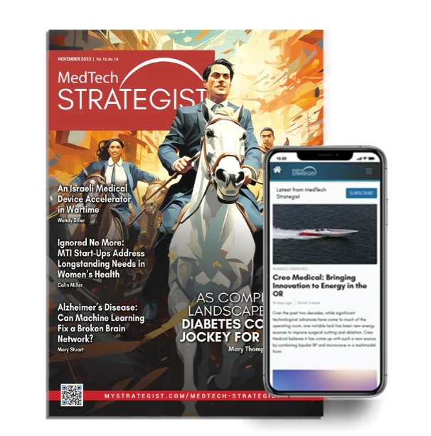 Are You Ahead of the Curve in #MedTech?

Staying informed isn’t enough—you need strategic intelligence. @MedTechStrat delivers insights on market shifts, M&A, regulations, and innovation to help C-suite leaders stay ahead: https://bit.ly/3SKetBq