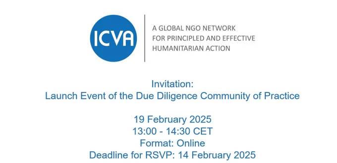 Due Diligence Community of Practice Launch Event