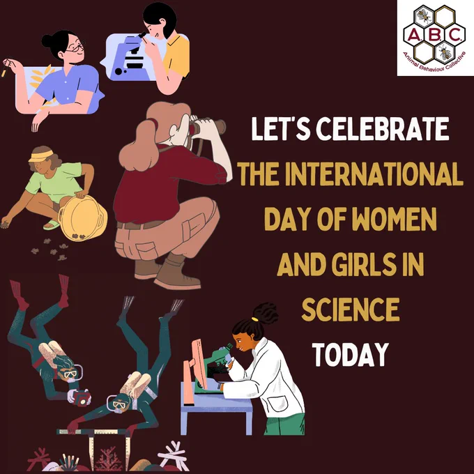 Let's celebrate all of the female scientists we know! Who is the woman in science that inspires you the most? :) 

Recommended reading on Women in Animal Behaviour and Welfare: https://pmc.ncbi.nlm.nih.gov/articles/PMC11047719/#B10-animals-14-01184