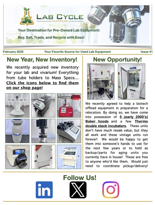 Click on the images of our new inventory to find more details about each item!  Free hoods and incubators in San Diego!  Come help us save them from Landfill!  :-)