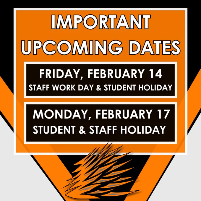 Important Upcoming Dates