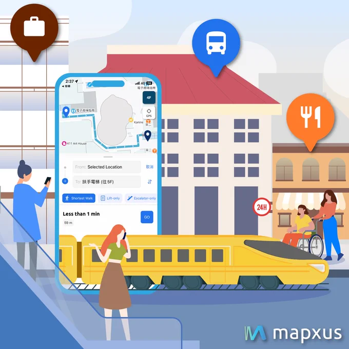 Mapxus' technology creates a seamless bridge between rail stations and cities.