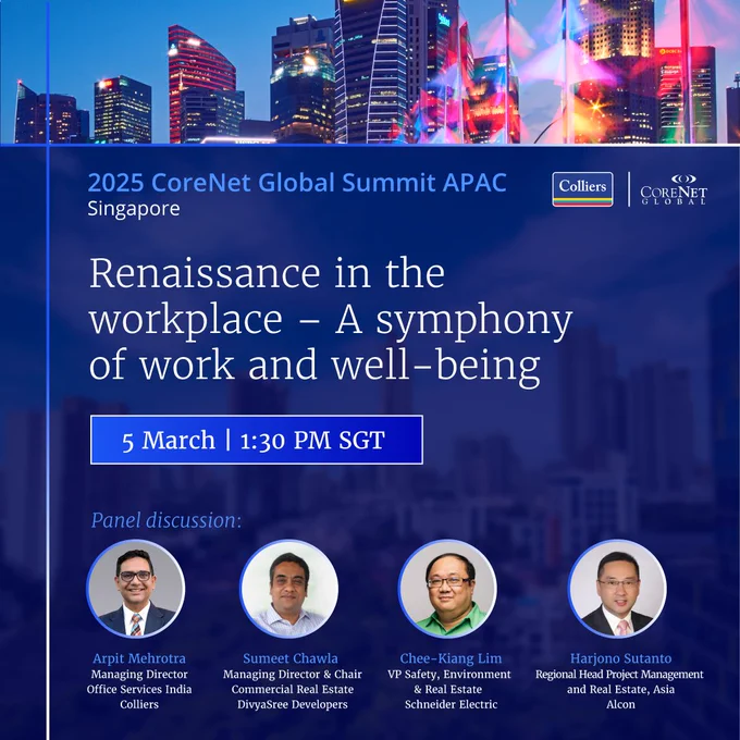 Arpit Mehrotra in 2025 CoreNet Global Summit APAC