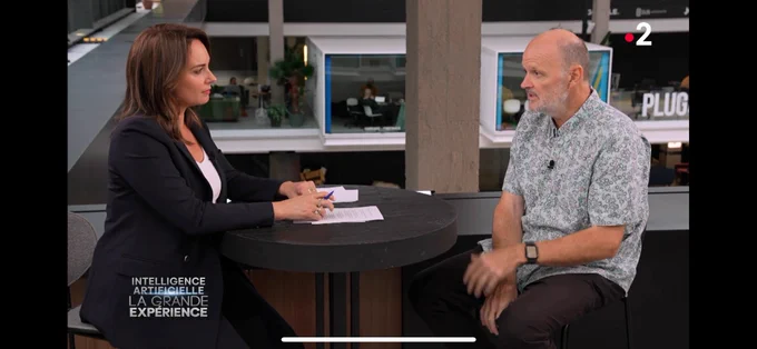 Luc Julia spécialiste mondiale de l’IA répond à Julia Vignali dans l’émission « Intelligence Artificielle : la grande expérience » hier soir sur France 2