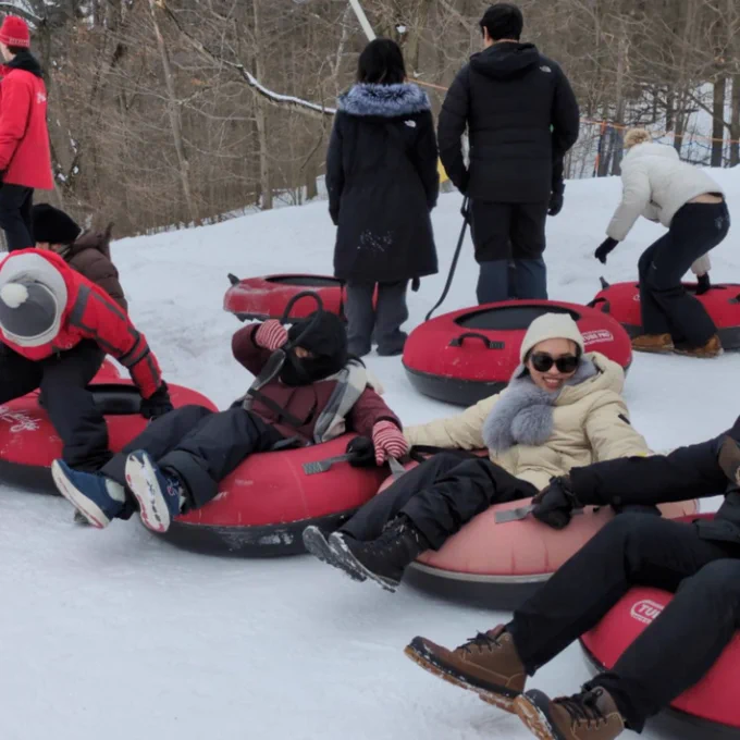 GCSAN at Snow Tubing Event
