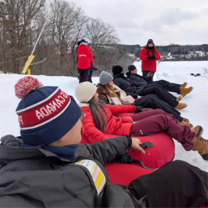GCSAN at Snow Tubing Event