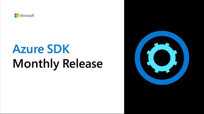 spot art.
text reads: Azure SDK Monthly Release